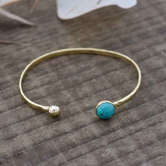 abyss cuff-turquoise