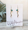 beachwood earrings short-turquoise