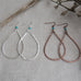 counterpoise earrings-turquoise