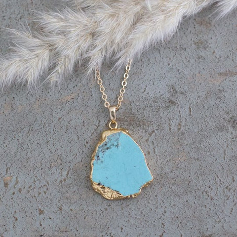 dakota necklace-turquoise