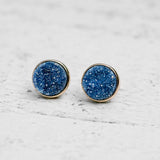 moon glow studs-blue