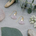 haze earrings-rose quartz