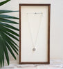 full moon necklace-white