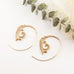 henna earrings