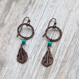heron earrings