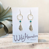 heron earrings
