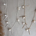 mardi gras necklace-white pearl