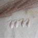micah earrings-rose quartz