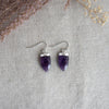 micah earrings-amethyst