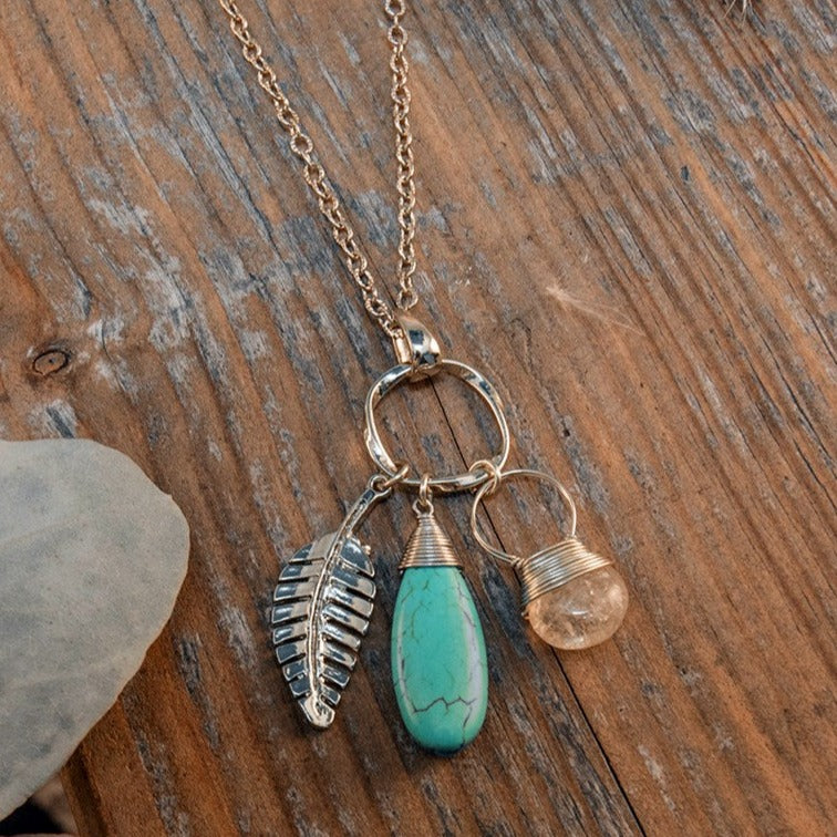 mykenna necklace-turquoise