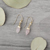 naomi earrings-rose quartz
