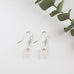 naomi earrings-rose quartz