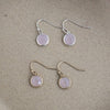 rosalia earrings-pink