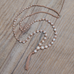 satya necklace-white pearl
