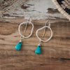 sedona earrings-turquoise