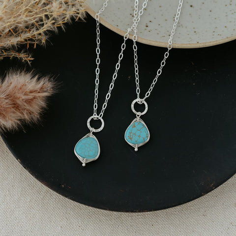 suvi necklace-turquoise