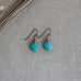 terra earrings-turquoise