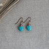 terra earrings-turquoise