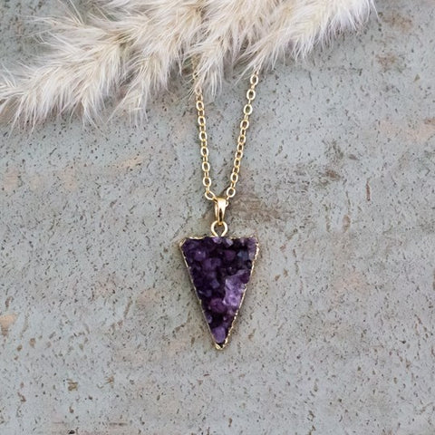 thelma necklace-purple
