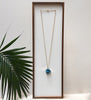 treasure necklace-aqua