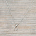 wishbone necklace small